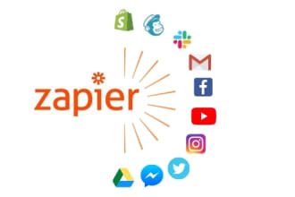 do automation of business workflow by zapier zap integration