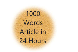 write 1000 words article in one day