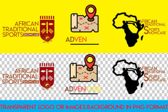 deliver a transparent logo in png format