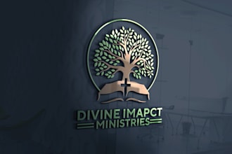 design unique minimalist church logo in 12 hours