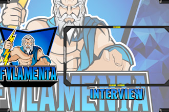 design twitch overlays, badges, screens with animation