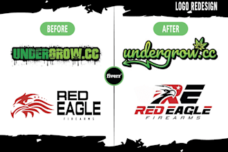 redesign,update,edit,color change,vectorize your logo design