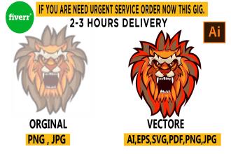do your logo line art vectorize tracing recreate