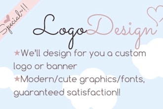 design a Cute Logo for you satisfaction guaranteed