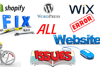 fix all website issue