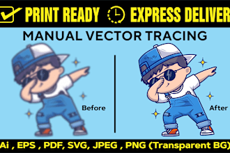 covert your image into high resolution vector file