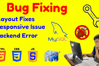 fix bugs in your website