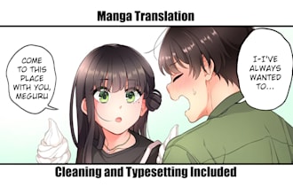 translate and typeset manga and doujin into english