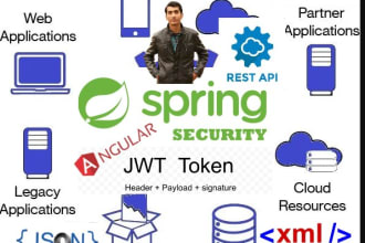 do microservice, saas product, rest service, as spring, angular, java developer