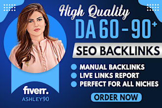 provide high authority da 90 plus dofollow SEO backlinks