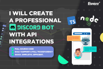 create a professional discord bot with API integrations