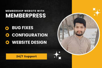 develop  membership site with memberpress