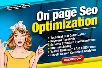 do onpage SEO optimization for wordpress wix shopify squarespace webflow website