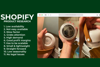 do winning shopify product research for dropshipping