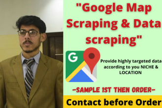 do targeted google map data scraping, business map scraping