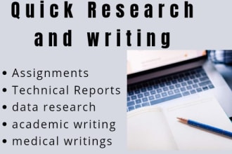 write research summary, research proposal and case study on any topic