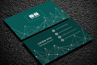 design stunning and elegant business card