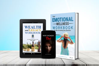 design an ebook or kdp print book cover based on your brief