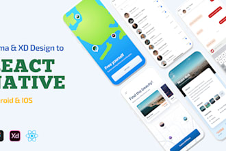 turn your figma design react native app for android and IOS