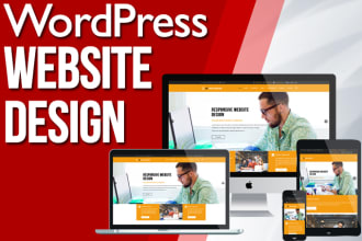 design and develop wordpress website for your business with elementor