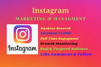 do instagram marketing management and grow targeted followers