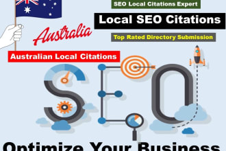 create top australia local listings citations