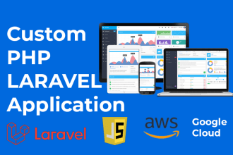 build web application using PHP laravel, serverless, fullstack