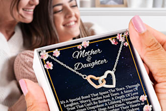 design unique message card and lifestyle mockup for shineon
