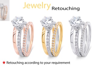 do jewelry retouching white background