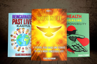 do ebook cover, book cover, kindle book cover design