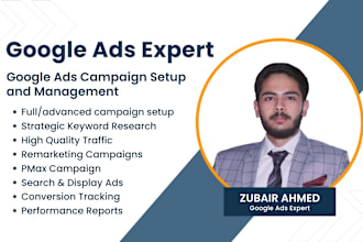 setup google ads campaigns, account management, and detailed audit