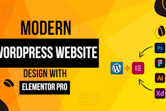 design wordpress website as elementor pro expert