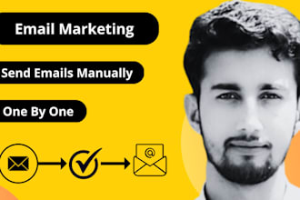 do email marketing,sending emails manually one by one