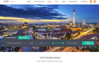 build a travel website with wordpress