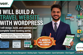 build a travel website with wordpress