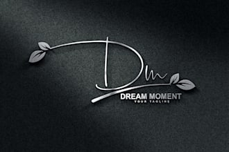 do luxury signature,photography and minimalist logo