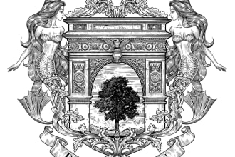 design traditional coat of arms from given brief reference