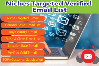 provide unlimited email list for your any email marketing