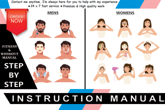 design instruction manual, step by step for your product