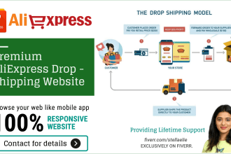 create automated aliexpress dropshipping store