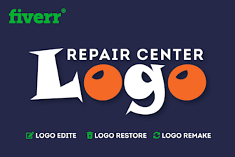 redesign, fix, edit and modify your existing logo