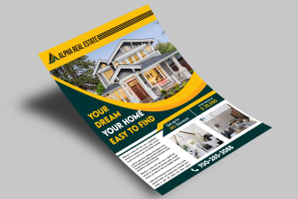 design real estate brochures and flyers