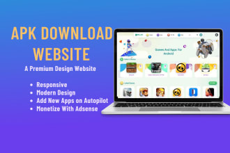 make apk download website on wordpress
