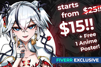 draw awesome anime style illustration