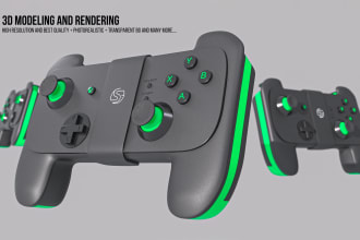do 3d product modeling and realistic rendering