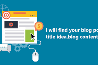 find your blog post title idea,blog content idea