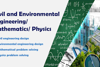help you with mathematical and civil engineering work