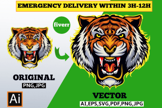 vector tracing,image art,line art,recreate logo,redraw professionally