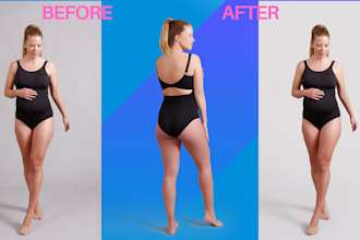do ghost mannequin studio photo touch ups with plain background