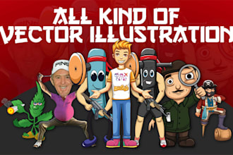 do any kind adobe illustrator work, vector illustration, vector tracing and more